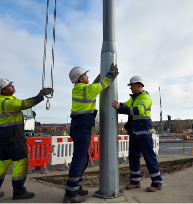 Демонтаж старых опор