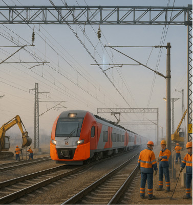 Электрификации железнодорожных путей