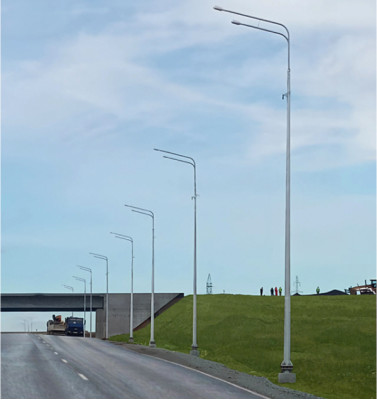 Установка новых опор