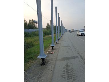 Выполнение работ по устройству шумозащитных экранов и металлического барьерного ограждения на объекте: «Реконструкция автомобильной дороги вокруг г. Екатеринбурга на участке Семь Ключей – Большой Исток». 3