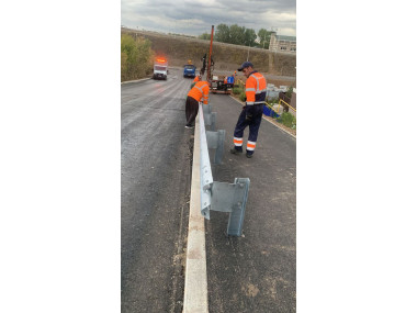 Устройство металлического барьерного ограждения на объекте: «Водовод в Кировском и Демском районах городского округа город Уфа Республики Башкортостан». 22