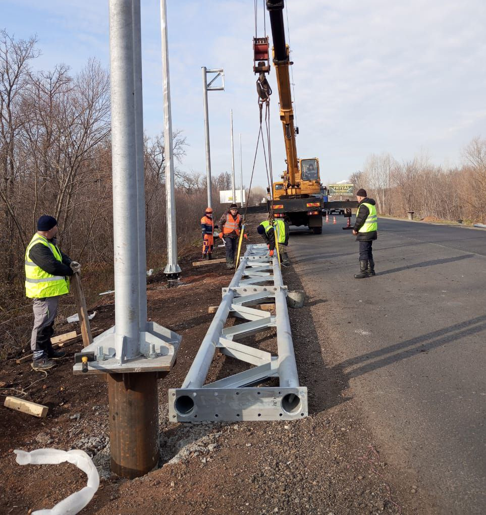 Монтаж пунктов весового контроля